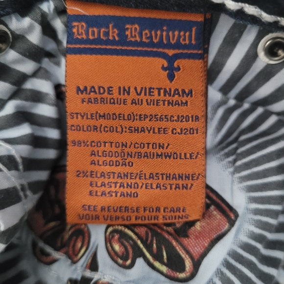 ROCK REVIVAL SHAYLEE STRAIGHT WOMENS JEANS - Picture 6 of 7